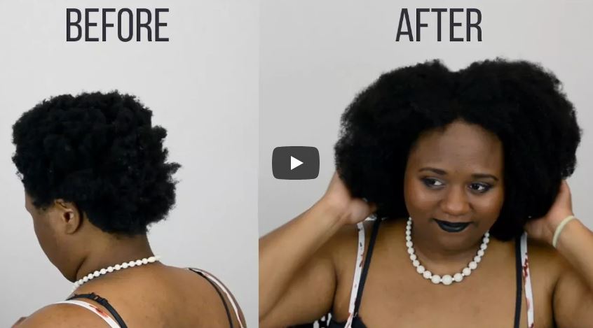 How to Install Clip In Extensions on Short Natural Hair