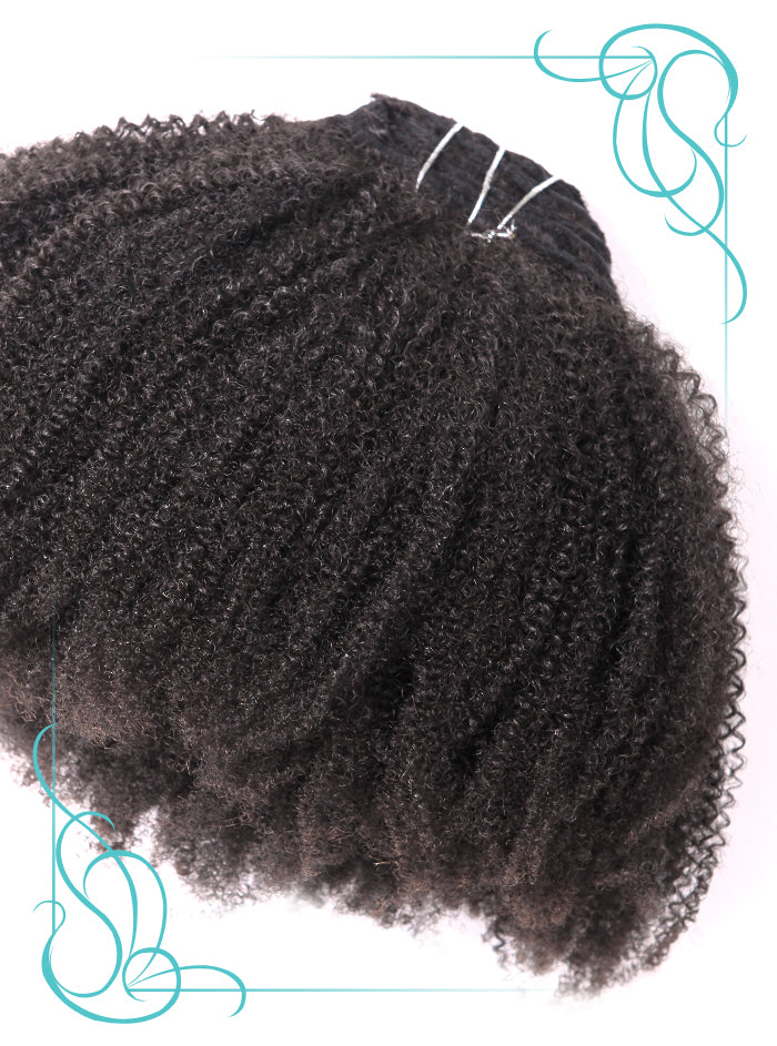 Afrodite - Coiled 4C Hair Clip-in Set Outer View