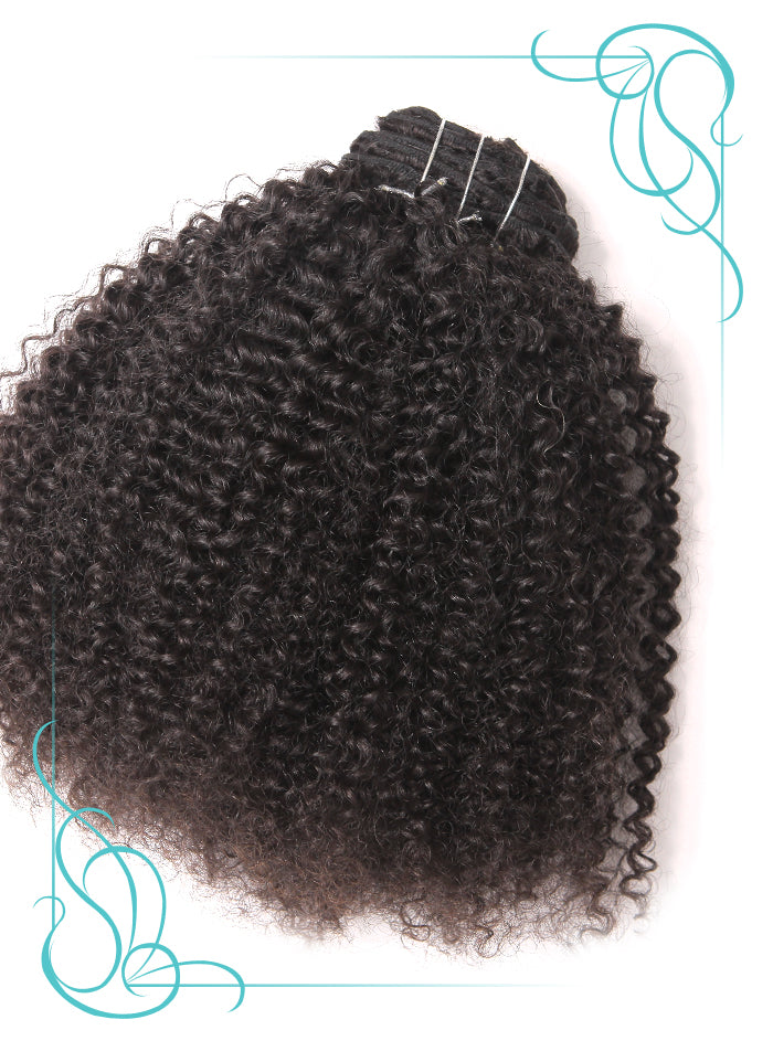 Sheba Kinky Curly 3C Hair Extension outside  view
